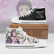 Yui High Top Canvas Shoes Custom Sword Art Online Anime Mixed Manga Style - LittleOwh - 1