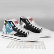 Happy High Top Canvas Shoes Custom Fairy Tail Anime Sneakers - LittleOwh - 3