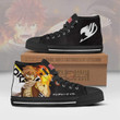 Natsu Dragneel High Top Canvas Shoes Custom Fairy Tail Anime Sneakers - LittleOwh - 2
