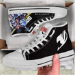 Gray Fullbuster High Top Canvas Shoes Custom Fairy Tail Anime Sneakers - LittleOwh - 4