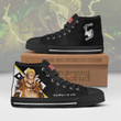 Laxus Dreyar High Top Canvas Shoes Custom Fairy Tail Anime Sneakers - LittleOwh - 2