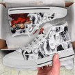 Bad High Top Canvas Shoes Custom One Punch Man Anime Mixed Manga Style - LittleOwh - 3