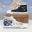 Alice Zuberg High Top Canvas Shoes Custom Sword Art Online Anime Mixed Manga Style - LittleOwh - 1