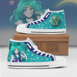 Sailor Neptune High Top Shoes Custom Sailor Moon Anime Canvas Sneakers - LittleOwh - 1