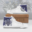 Rem High Top Canvas Shoes Custom Death Note Anime Sneakers - LittleOwh - 1