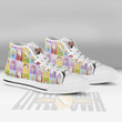 The Seven Deadly Sins High Top Canvas Shoes Custom Cute Chibi Face Style Anime Sneakers - LittleOwh - 4