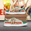 Senku Ishigami Skate Sneakers Dr.Stone Custom Anime Shoes - LittleOwh - 1