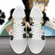 Luck Voltia Skate Sneakers Black Clover Custom Anime Shoes - LittleOwh - 3