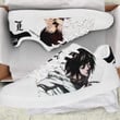 L Lawliet Skate Sneakers Custom Death Note Anime Shoes - LittleOwh - 2