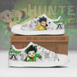 Hunter x Hunter Shoes Custom Anime Skate Sneakers Gon Freecss - LittleOwh - 1