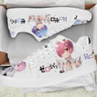 Re Zero Shoes Ram x Rem Skateboard Low Top Starting Life in Another World Anime Sneakers - LittleOwh - 2
