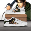 Attack on Titan Shoes Levi Ackerman Skateboard Low Top Custom Anime Sneakers - LittleOwh - 1