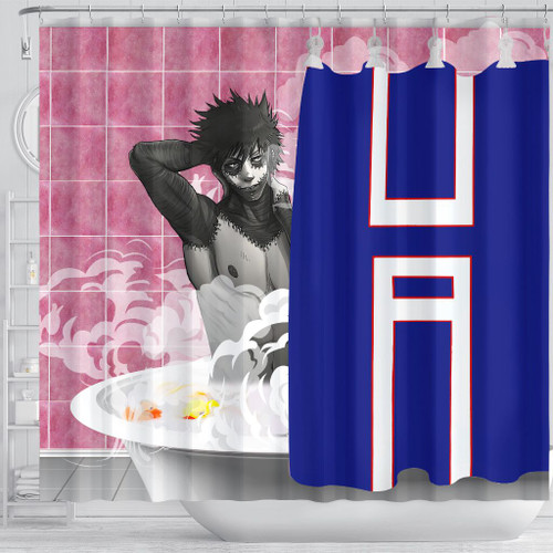 Dabi Shower Curtain My Hero Academia MHA Anime Bathroom Decor