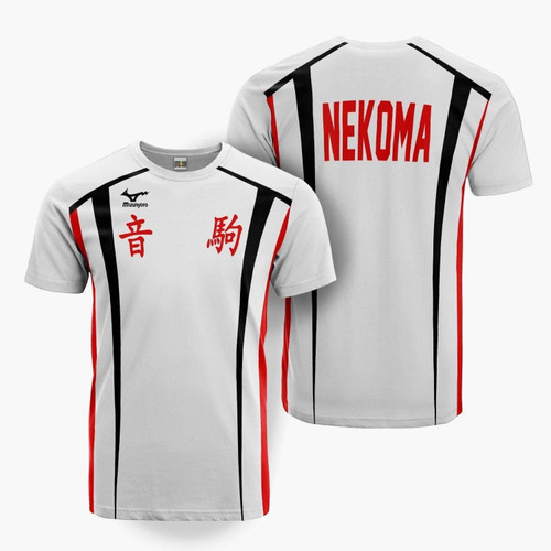 Nekoma High Libero T Shirt Anime Shirts Haikyuu Anime Outfits