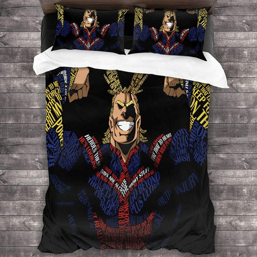 Al Might Go Beyond Plus Ultra My Hero Academia Bedding Custom Anime Bed Set