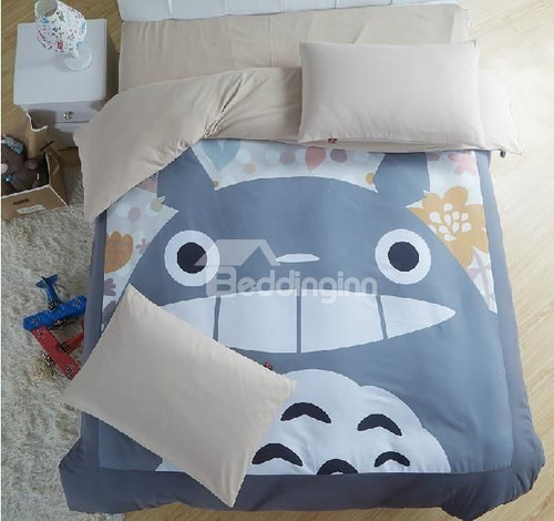 My Neighbor Totoro Bed Set Cute Totoro Anime Bedding