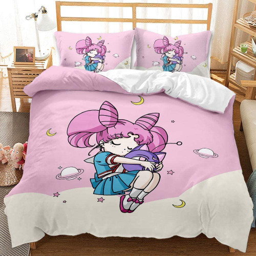 Chibiusa Rini Sailor Moon Bed Set Custom Anime Bedding