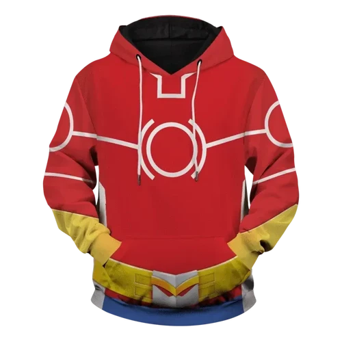 All Might Silver Age Costume Hoodie MHA Anime Clothes