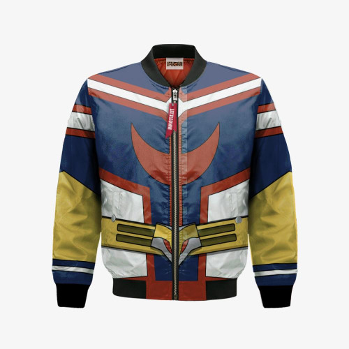 All Might Anime Bomber Jacket Custom My Hero Academia Jacket