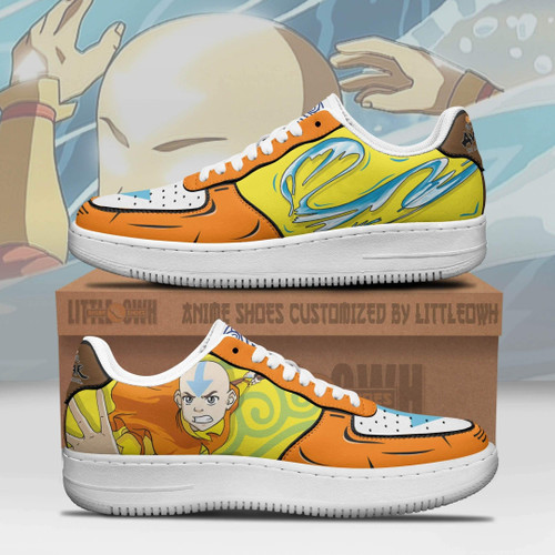 Aang Anime Sneakers Custom Waterbending Avatar: The Last Airbender Anime Shoes