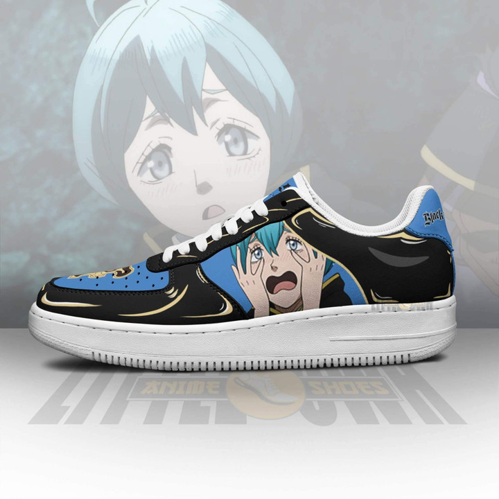 Grey AF Sneakers Custom Black Clover Anime Shoes - LittleOwh - 4
