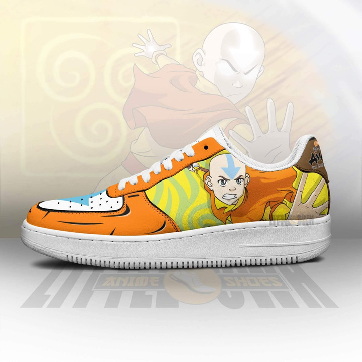 Aang AF Sneakers Custom Airbending Avatar: The Last Airbender Anime Shoes - LittleOwh - 4