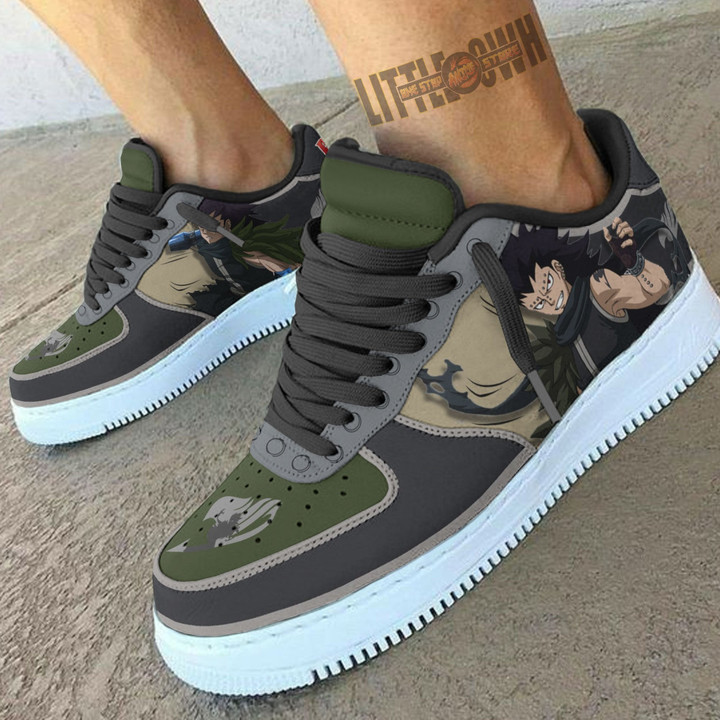 Fairy Tail Gajeel Redfox AF Sneakers Custom Anime Shoes - LittleOwh - 4