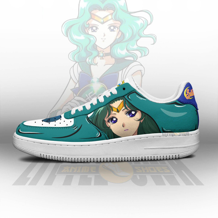 Sailor Neptune AF Sneakers Custom Sailor Moon Anime Shoes - LittleOwh - 4