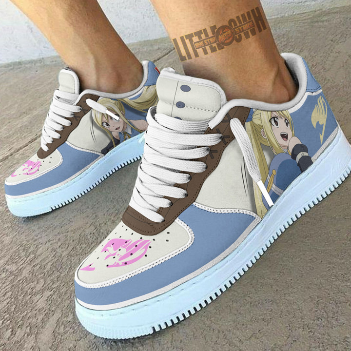 Fairy Tail Lucy Heartfilia AF Sneakers Custom Anime Shoes - LittleOwh - 4