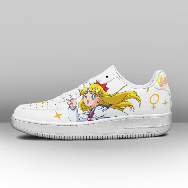Sailor Venus Sailor Moon Shoes Custom Anime AF Sneakers - LittleOwh - 4