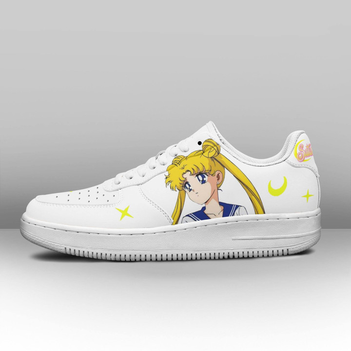 Usagi Tsukino Sailor Moon Shoes Custom Anime AF Sneakers - LittleOwh - 4