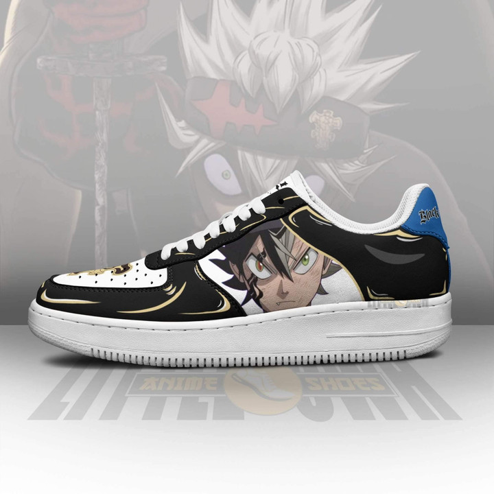Asta AF Sneakers Custom Black Clover Anime Shoes - LittleOwh - 4