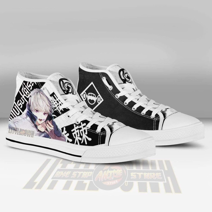 Toge Inumaki High Top Canvas Shoes Custom Jujutsu Kaisen Anime Sneakers - LittleOwh - 3