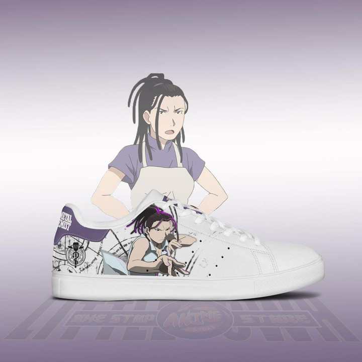 Fullmetal Alchemist Izumi Curtis Skateboard Shoes Custom Anime Sneakers - LittleOwh - 2