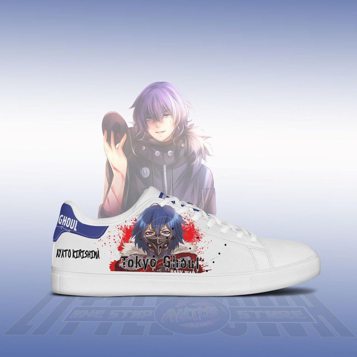 Tokyo Ghoul Ayato Kirishima Skateboard Shoes Custom Anime Sneakers - LittleOwh - 2