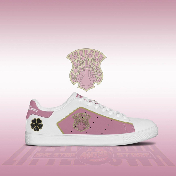 Black Clover Coral Peacock Skateboard Shoes Custom Anime Sneakers - LittleOwh - 2