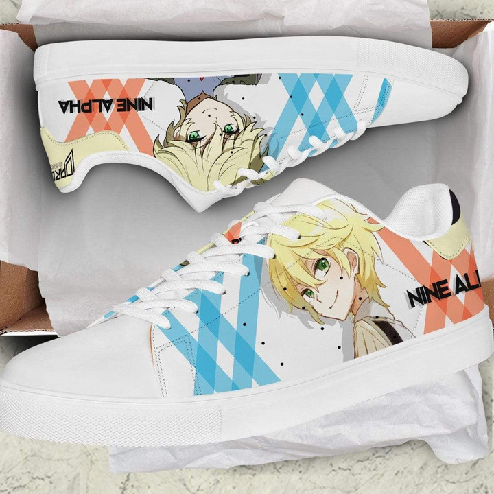 Nine Alpha Skate Sneakers Custom DARLING in the FRANXX Anime Shoes - LittleOwh - 2