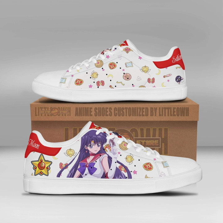 Sailor Mars Sneakers Custom Sailor Moon Anime Shoes - LittleOwh - 2