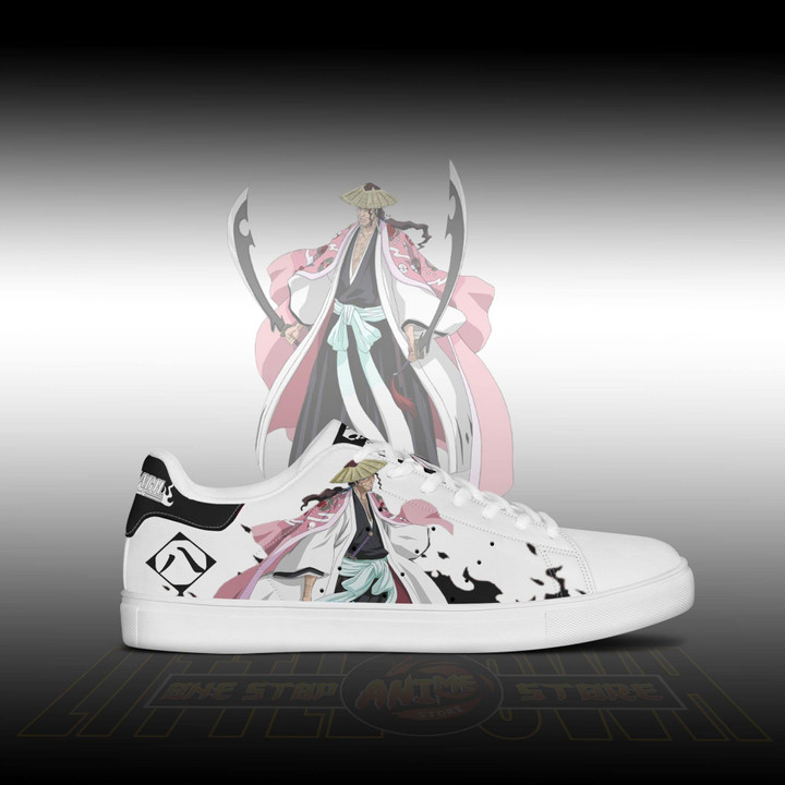 Kyoraku Shunsui Sneakers Custom Bleach Anime Shoes - LittleOwh - 2