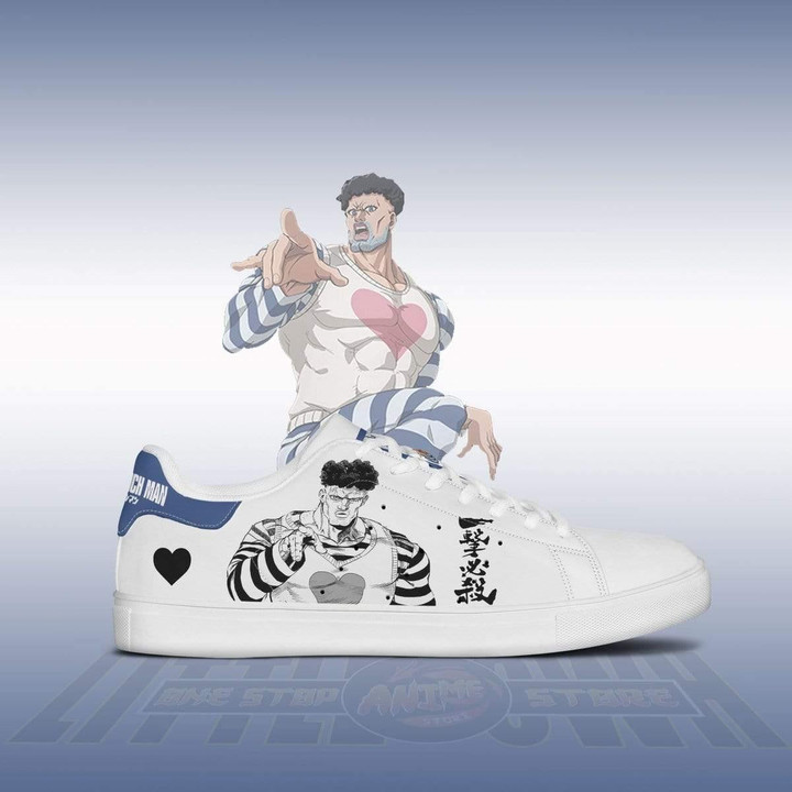 Puri Puri Prisoner Sneakers Custom One Punch Man Anime Skateboard Shoes - LittleOwh - 2
