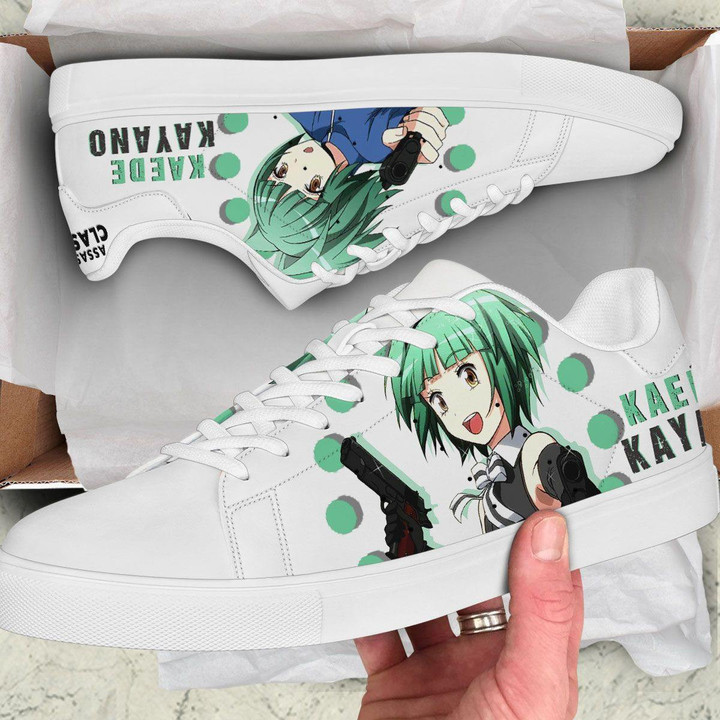 Kaede Kayano Skate Sneakers Assassination Classroom Custom Anime Shoes - LittleOwh - 2