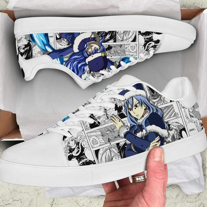 Juvia Lockser Skate Sneakers Custom Fairy Tail Anime Shoes - LittleOwh - 2