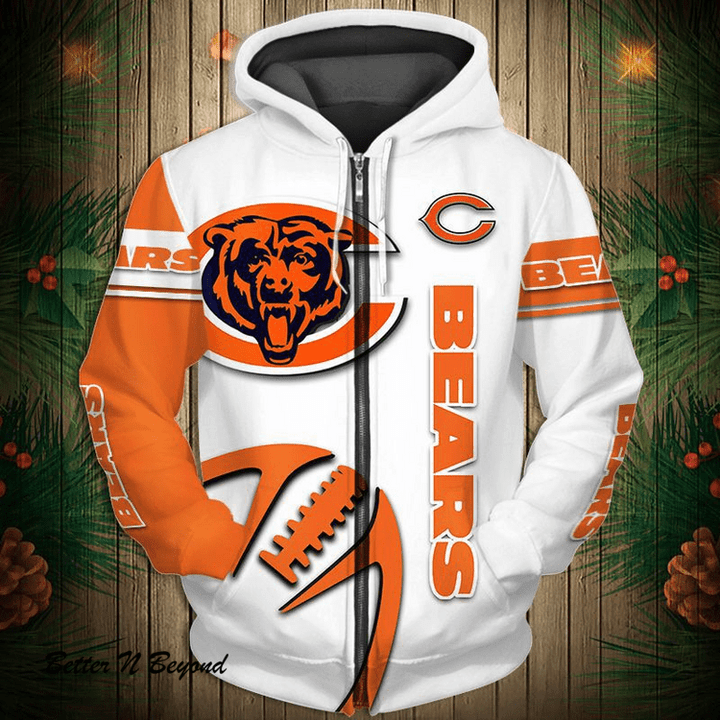 CHICAGO BEARS 2022 NEW 3D GRAPHIC HOODIE