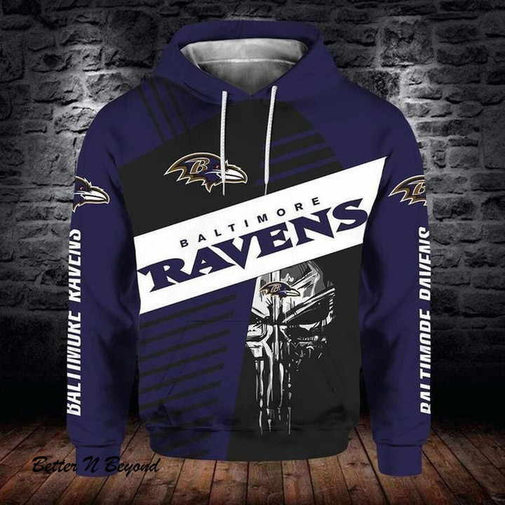 Baltimore Ravens Hooded Pocket Pullover Hoodie Perfect Gift