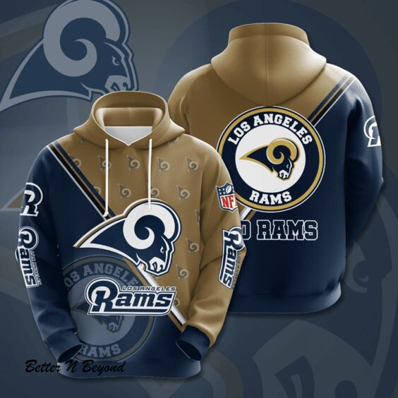 Los Angeles Rams 93 Unisex 3D Hoodie Gift For Fans