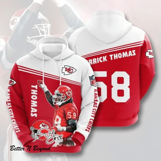 Derrick Thomas Kansas City Chiefs Tn24094894 Unisex 3D Hoodie Gift For Fans