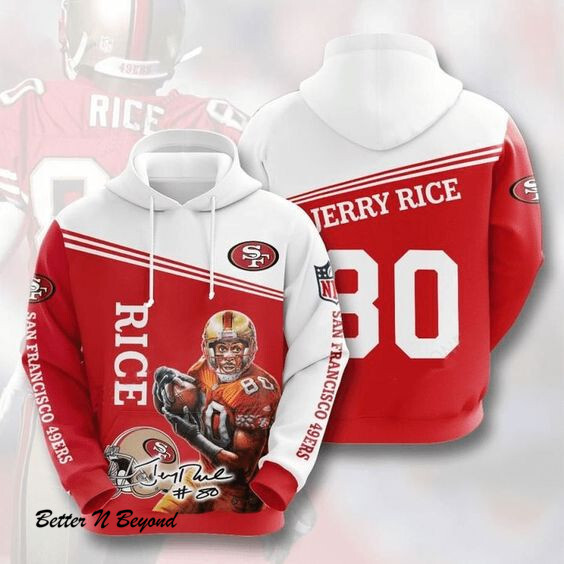 Jerry Rice San Francisco 49Ers Tn24093486 Unisex 3D Hoodie Gift For Fans