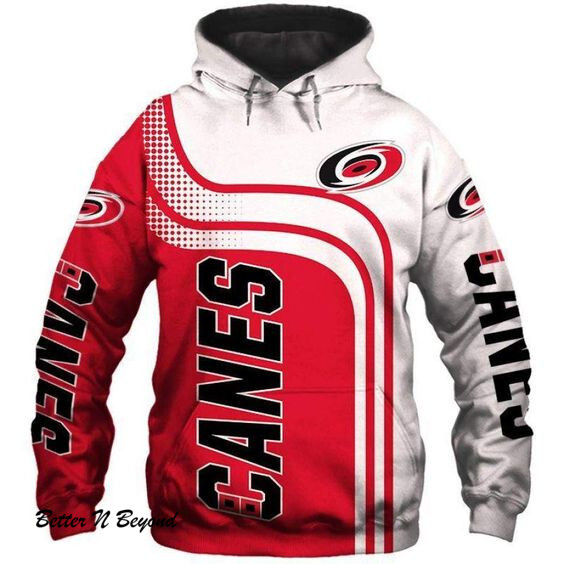 Carolina Hurricanes Hoodie 3D Style2034 All Over Printed