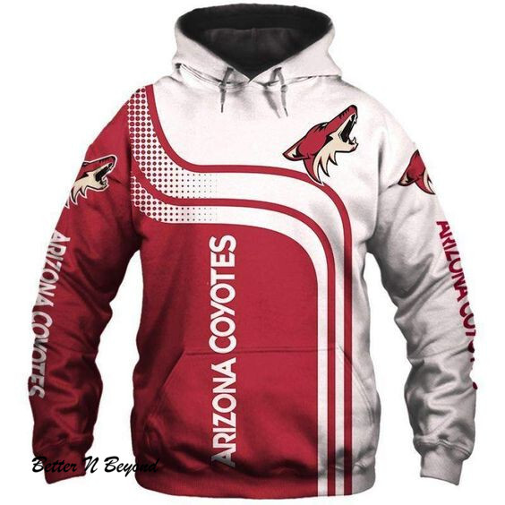 Arizona Coyotes Hoodie 3D Style1257 All Over Printed