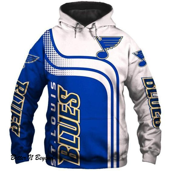 St Louis Blues Hoodie Unisex 3D All Over Print